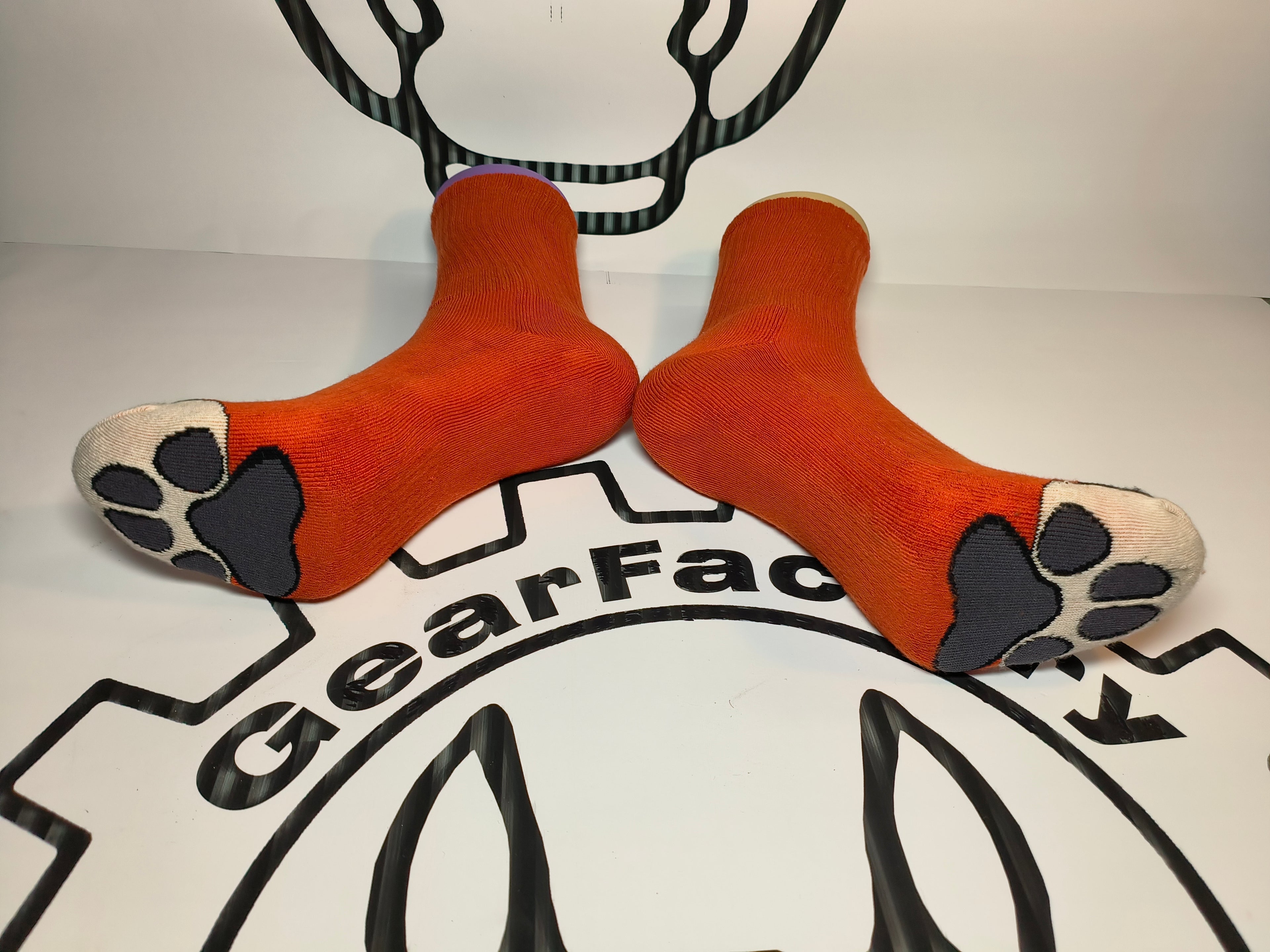 Paw sock - orange fox
