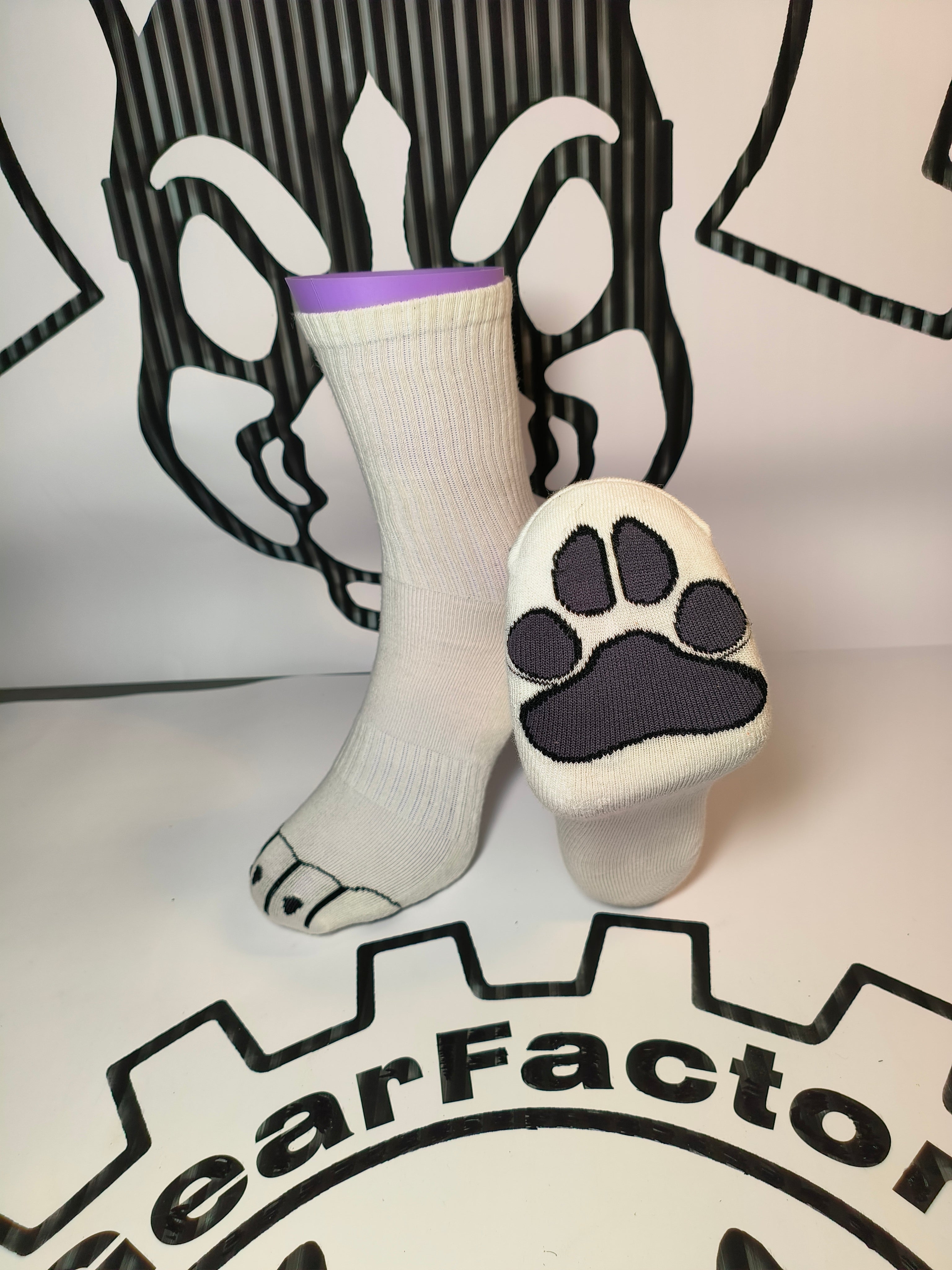 Sock paw - white K9