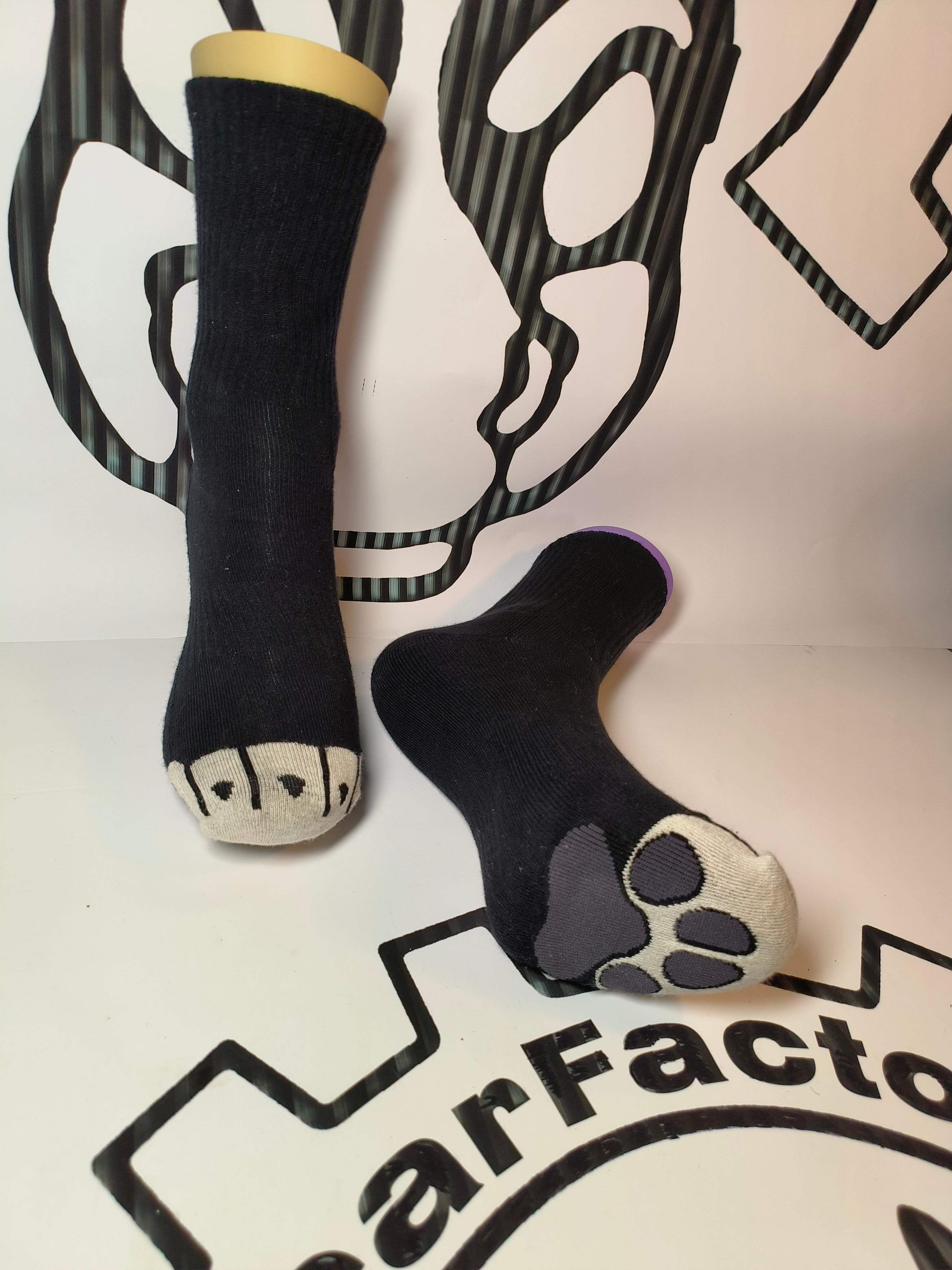 Paw sock - black fox
